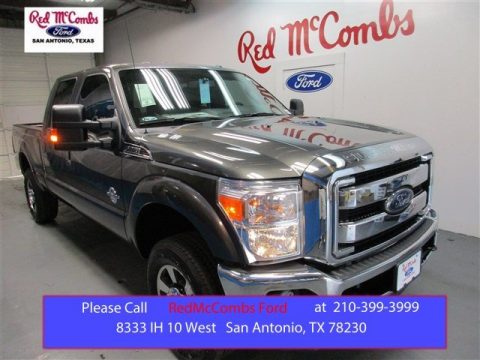 Magnetic Metallic Ford F250 Super Duty Lariat Crew Cab 4x4.  Click to enlarge.