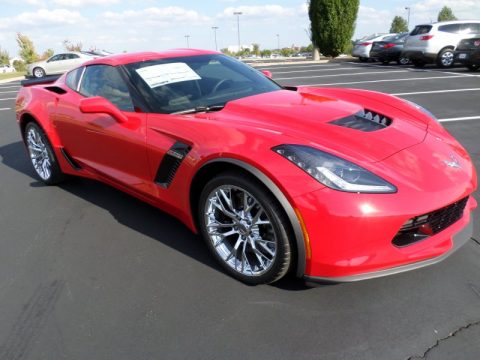 Torch Red Chevrolet Corvette Z06 Coupe.  Click to enlarge.