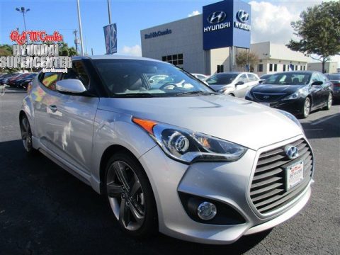 Ironman Silver Hyundai Veloster Turbo.  Click to enlarge.