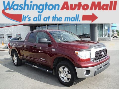 Salsa Red Pearl Toyota Tundra SR5 Double Cab 4x4.  Click to enlarge.
