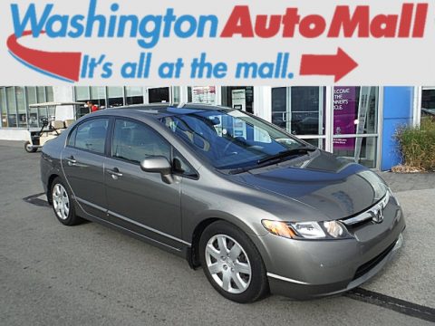 Galaxy Gray Metallic Honda Civic LX Sedan.  Click to enlarge.