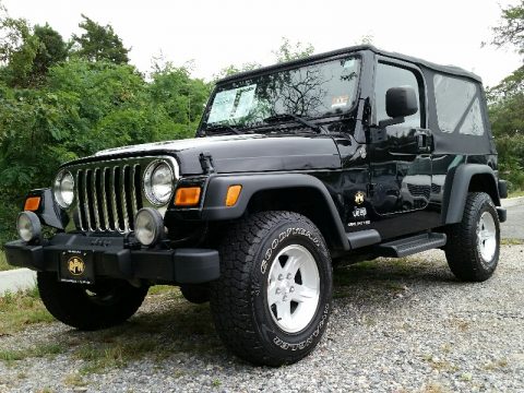 Black Jeep Wrangler Unlimited 4x4.  Click to enlarge.