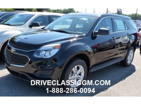 Black Chevrolet Equinox LS.  Click to enlarge.