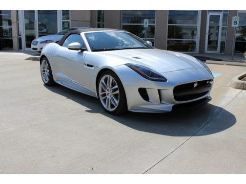 Rhodium Silver Metallic Jaguar F-TYPE R Convertible.  Click to enlarge.
