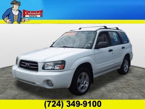 Aspen White Subaru Forester 2.5 XS.  Click to enlarge.