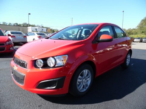 Red Hot Chevrolet Sonic LT Sedan. Click to enlarge. Red Hot Chevrolet Sonic LT Sedan. Click to enlarge.