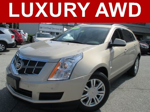 Gold Mist Metallic Cadillac SRX 4 V6 AWD.  Click to enlarge.