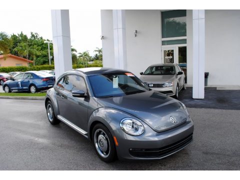 Platinum Gray Metallic Volkswagen Beetle 2.5L.  Click to enlarge.