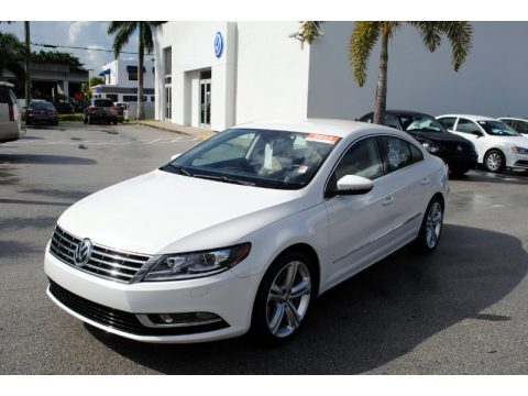 Candy White Volkswagen CC Sport Plus.  Click to enlarge.