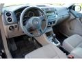  2011 Volkswagen Tiguan Clay Gray Interior #15