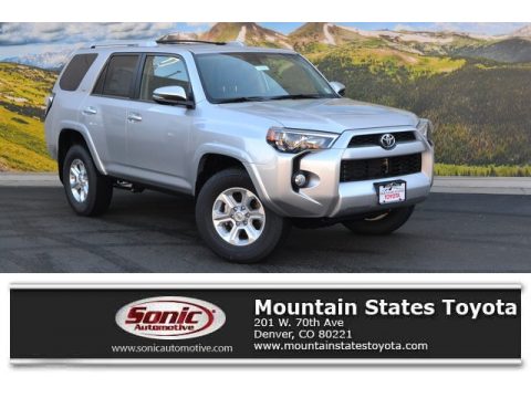 Classic Silver Metallic Toyota 4Runner SR5 Premium 4x4.  Click to enlarge.