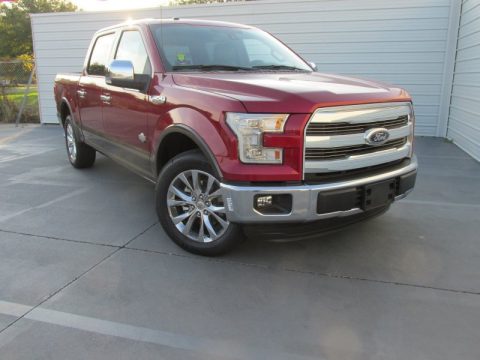 Ruby Red Metallic Ford F150 King Ranch SuperCrew.  Click to enlarge.