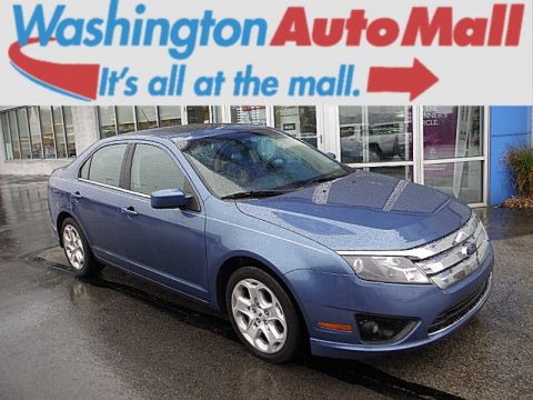 Sport Blue Metallic Ford Fusion SE.  Click to enlarge.