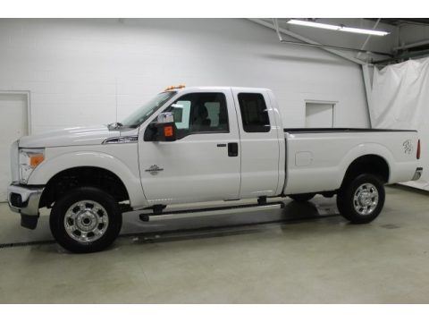 Oxford White Ford F250 Super Duty XLT Super Cab 4x4.  Click to enlarge.