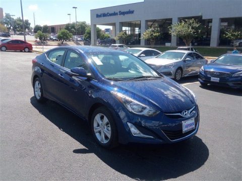 Blue Hyundai Elantra Value Edition.  Click to enlarge.