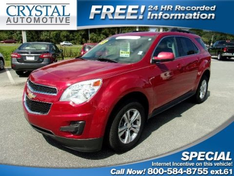 Crystal Red Tintcoat Chevrolet Equinox LT.  Click to enlarge.