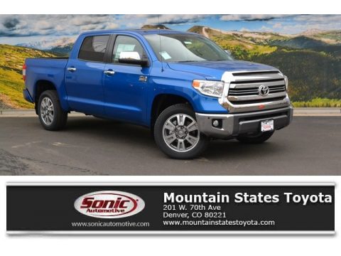 Blazing Blue Pearl Toyota Tundra 1794 CrewMax 4x4.  Click to enlarge.
