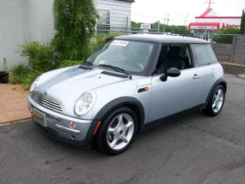 Pure Silver Metallic Mini Cooper Hardtop.  Click to enlarge.