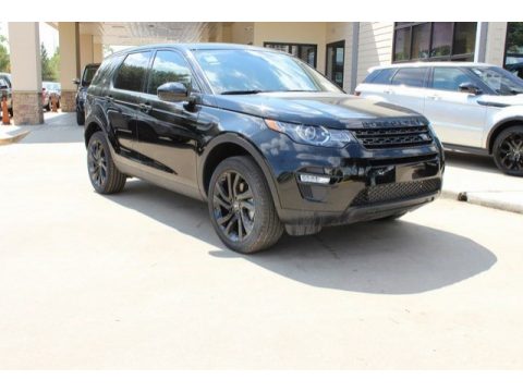 Santorini Black Metallic Land Rover Discovery Sport HSE Luxury 4WD.  Click to enlarge.