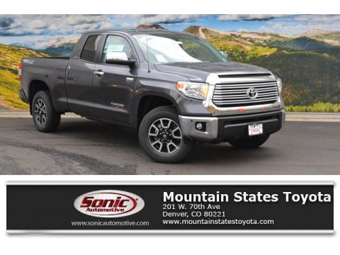 Magnetic Gray Metallic Toyota Tundra Limited Double Cab 4x4.  Click to enlarge.