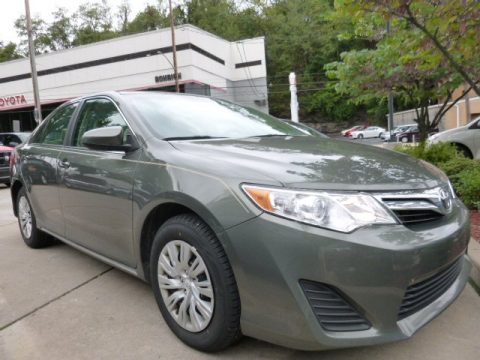 Cypress Green Pearl Toyota Camry LE.  Click to enlarge.