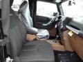  2016 Jeep Wrangler Black/Dark Saddle Interior #9