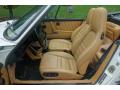 Front Seat of 1989 Porsche 911 Carrera Turbo Cabriolet Slant Nose #17
