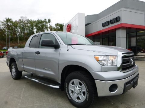 Silver Sky Metallic Toyota Tundra Double Cab 4x4.  Click to enlarge.