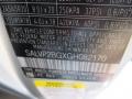 Land Rover Color Code 863 Indus Silver Metalllic #18