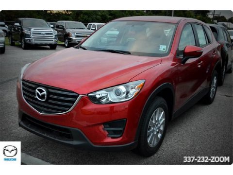 Soul Red Metallic Mazda CX-5 Sport.  Click to enlarge.