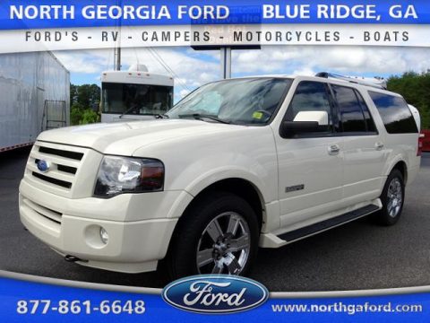 White Sand Tri Coat Metallic Ford Expedition EL Limited 4x4.  Click to enlarge.