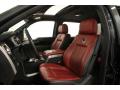  2013 Ford F150 Limited Unique Red Leather Interior #9