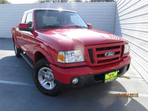 Torch Red Ford Ranger Sport SuperCab.  Click to enlarge.