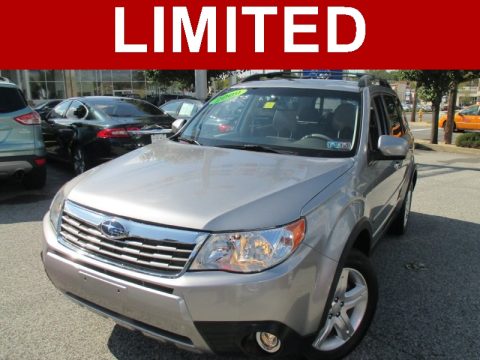 Steel Silver Metallic Subaru Forester 2.5 X Limited.  Click to enlarge.