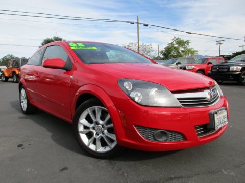 Salsa Red Saturn Astra XR Coupe.  Click to enlarge.