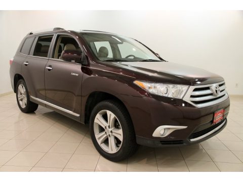 Sizzling Crimson Mica Toyota Highlander Limited 4WD.  Click to enlarge.