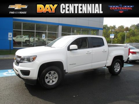 Summit White Chevrolet Colorado WT Crew Cab 4x4. Click to enlarge. Summit White Chevrolet Colorado WT Crew Cab 4x4. Click to enlarge.