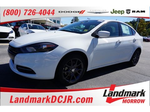 Bright White Dodge Dart SE.  Click to enlarge.