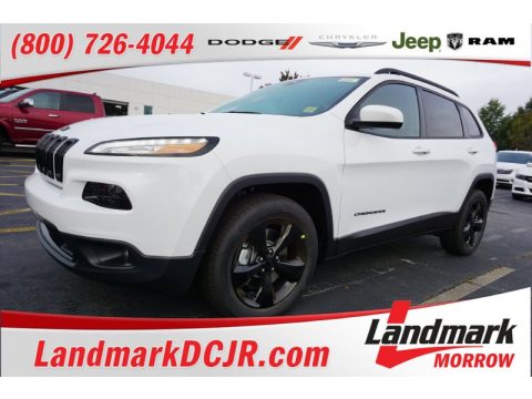 Bright White Jeep Cherokee Latitude.  Click to enlarge.