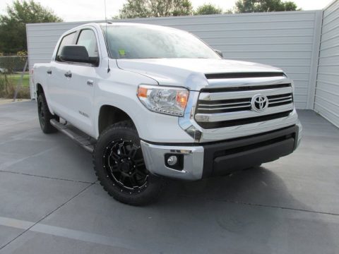 Super White Toyota Tundra TSS CrewMax 4x4. Click to enlarge. Super White Toyota Tundra TSS CrewMax 4x4. Click to enlarge.