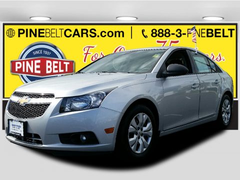 Silver Ice Metallic Chevrolet Cruze LS.  Click to enlarge.