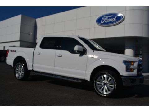 Oxford White Ford F150 Lariat SuperCrew 4x4.  Click to enlarge.