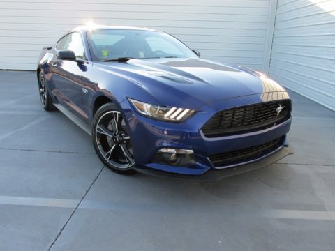 Deep Impact Blue Metallic Ford Mustang GT/CS California Special Coupe.  Click to enlarge.