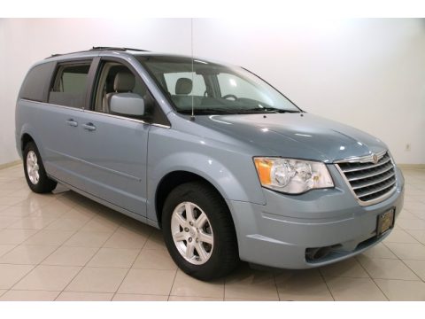 Clearwater Blue Pearlcoat Chrysler Town & Country Touring.  Click to enlarge.