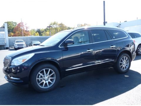 Dark Sapphire Blue Metallic Buick Enclave Leather AWD.  Click to enlarge.
