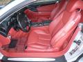  2003 Mercedes-Benz SL Berry Red Interior #15