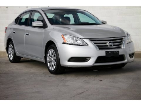 Brilliant Silver Nissan Sentra SV.  Click to enlarge.