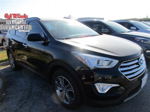Becketts Black Hyundai Santa Fe SE.  Click to enlarge.