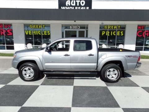 Silver Sky Metallic Toyota Tacoma TRD Sport Double Cab 4x4.  Click to enlarge.