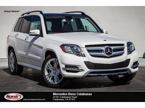 Polar White Mercedes-Benz GLK 350 4Matic.  Click to enlarge.